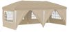 vidaXL Pop-up Partyzelt 575 x 288 x 245 cm Creme 42019801 Bild 2