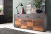Sideboard Indy in Used Wood Shabby und Matera grau 178 cm Bild 5