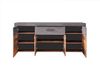 Sideboard Indy in Used Wood Shabby und Matera grau 178 cm Bild 3