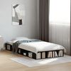 vidaXL Bettgestell Schwarz 90x190 cm Holzwerkstoff 3280525 Bild 3