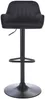 Vente-unique - ELEANA Barhocker SamtStoff Schwarz - B 49 cm x H 106 cm85 cm x L 47 cm Bild 3