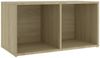 vidaXL TV-Schrank Sonoma-Eiche 72x35x36,5 cm Holzwerkstoff 805528 Bild 2