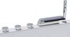 Rechteck Whirlpool Deus 182x80 Made in Germany 20 Massagedüsen mit Armatur : Mit Armaturen Bild 4