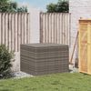 vidaXL Gartentruhe Grau 291L Poly Rattan 365338 Bild 3