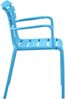 Gartenstuhl KARL mit Armlehne - 57 x 57 x 82 cm, Kunststoff, Blau | Stapelstuhl Loungestuhl Garten Outdoor-Stuhl Bild 5