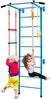 Kinder Kletterwand Heimsportgerät für Kinder bis 100 kg 107 x 83 x 223 cm Blau Bild 2