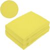 Doppelpack Frottee Spannbettlaken 180 - 200 x 200 cm Gelb Bild 2
