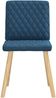 vidaXL Esszimmerstühle 4 Stk. Blau Stoff 3315229 Bild 4