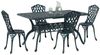 vidaXL Garten Essgruppe 5 pcs Grün Aluminium 3334671 Bild 3