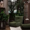 Sofa Einzelsofa, Einzelsessel, Relaxsessel, Klappbares Sofa 1 Teile Ergonomische Unterstützung - Ideal für Wohnzimmer,Grün Bild 2