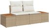 vidaXL Garten Essgruppe mit Kissen 8 pcs Beige und Creme 3350093 Bild 2