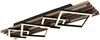 LED Deckenleuchte, schwarz, Holzoptik, 3 Stufen, L 83 cm Bild 5