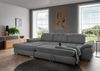 Benformato Sofa Rigatti: Komfortables Mikrofaser-Sofa mit Sitztiefenverstellung, verstellbaren Kopfstützen und Schlaffunktion - In zwei Farben wählbar Bild 2