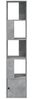 vidaXL Bücherregal Betongrau 40x36x189 cm Holzwerkstoff 848244 Bild 3