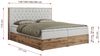 Boxspringbett, Schlafzimmerbett, Bettkasten - AMORE - 180 x 200 cm - Weiß Kunstleder - H3 Bild 5