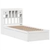 vidaXL Massivholzbett ohne Matratze Weiß 75x190 cm Kiefernholz 3323519 Bild 3