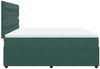 vidaXL Boxspringbett mit Matratze Dunkelgrün 180x200 cm Samt 3292415 Bild 5
