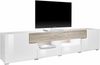 INOSIGN Lowboard Toledo,Breite 209cm, trendige TV-Schrank mit dekorative Fräsungen, TV-Board ohne Beleuchtung, TV-Kommode mit viel Stauraum Bild 3