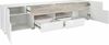 INOSIGN Lowboard Toledo,Breite 209cm, trendige TV-Schrank mit dekorative Fräsungen, TV-Board ohne Beleuchtung, TV-Kommode mit viel Stauraum Bild 4
