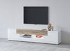 INOSIGN Lowboard Toledo,Breite 209cm, trendige TV-Schrank mit dekorative Fräsungen, TV-Board ohne Beleuchtung, TV-Kommode mit viel Stauraum Bild 2