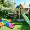 Relaxdays Bunter Spieltunnel mit 4 Röhren Bild 2