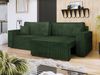 Mirjan24 'Kobaro' Schlafsofa mit L-Funktion, 2 Bettkästen & Schlaffunktion, Cord grün, 245 x 90 x 82 cm Bild 4