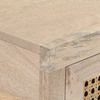 vidaXL Konsolentisch 100x35x76 cm Mango Massivholz und Rohrgeflecht 323512 Bild 5