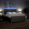 vidaXL Boxspringbett mit Matratze Taupe 180x200 cm Stoff 3294432 Bild 4