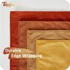 Topfinel Samt Kissenbezug 40x40cm Gelb Orange 4er Set Kissenhüllen Sofa Deko Bild 3