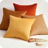Topfinel Samt Kissenbezug 40x40cm Gelb Orange 4er Set Kissenhüllen Sofa Deko Bild 5