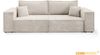 Deine Möbel 24 Sofa PEDRO 255 cm breit Sofa Wohnzimmer Couch Cord, Beige, Hellgrau, Anthrazit, Schwarz 1 Teile Bild 2