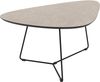 Hela Tische, Couchtisch 2er Set Pisa, Cashmere mit Steinstruktur,Gestell Metall Rundrohr, Ø 87+83cm Bild 3