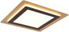 LED Deckenleuchte MORGAN mit Fernbedienung hell & dimmbar, Schwarz Gold 45cm Bild 2