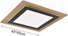 LED Deckenleuchte MORGAN mit Fernbedienung hell & dimmbar, Schwarz Gold 45cm Bild 4
