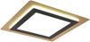 LED Deckenleuchte MORGAN mit Fernbedienung hell & dimmbar, Schwarz Gold 45cm Bild 5