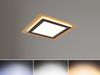 LED Deckenleuchte MORGAN mit Fernbedienung hell & dimmbar, Schwarz Gold 45cm Bild 3