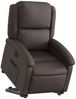 vidaXL Relaxsessel mit Aufstehhilfe Elektrisch Dunkelbraun Echtleder 3204271 Bild 3