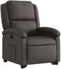 vidaXL Relaxsessel mit Aufstehhilfe Elektrisch Dunkelbraun Echtleder 3204271 Bild 4