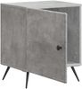 vidaXL Nachttisch Betongrau 43 x 34,5 x 50 cm Holzwerkstoff 895491 Bild 3