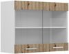 Küchenfront R-Line Artisan-Eiche 79.2 x 59 cm Möbelfront für den Hängeglasschrank Vicco Bild 5