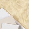 vidaXL Teppich aus Kunstschaffell TAFALLA Creme 80 x 120 cm Polyester 42021520 Bild 3