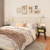 YMYNY Rattan Nachttisch 2er Set Beistelltisch Boho Massivholz 35x27x53 cm Bild 5