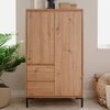 Highboard Kommode Holz Eiche Schrank Sideboard Industrial Style Anrichte Wohnzimmerschrank Bild 2