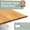 Massivholz Esstisch mit Baumkante KEANU - 140x80cm, Eichenholz, Dreieck Gestell | Wohnzimmertisch Küchentisch Esszimmertisch Bild 4