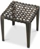 Casa Padrino Luxus Aluminium Hocker Antik Bronze H. 40 cm - Luxus Aluminium Möbel Bild 2