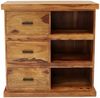 Kommode Rami 90x90x45 aus indischem Sheesham-Massivholz Bild 3