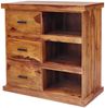 Kommode Rami 90x90x45 aus indischem Sheesham-Massivholz Bild 2