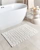 Badematte Baumwolle hellbeige 60 x 90 cm TEKKE Bild 3