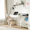SoBuy FST92-NX2 2 Klappstühle, Massivholz, Lackiert, Hellgrau, 41,5 x 77 x 47,5 cm Bild 4