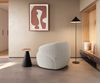 Loungesessel Nova 88x88 cm Bouclé Creme-Weiß Bild 5